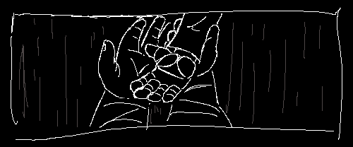 Crooked Band holding Three Points Poised's hand.
