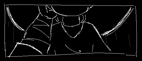 Crooked Band touching Three Points Poised's face.